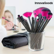 Ensemble de 24 Pinceaux et Brosses de Maquillage InnovaGoods au meilleur prix au Maroc