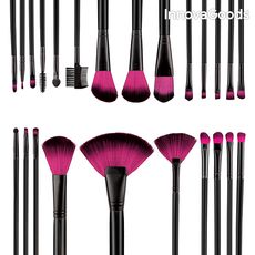 Ensemble de 24 Pinceaux et Brosses de Maquillage InnovaGoods au meilleur prix au Maroc
