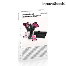 Ensemble de 24 Pinceaux et Brosses de Maquillage InnovaGoods au meilleur prix au Maroc