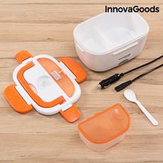 Gamelle Électrique pour Voitures InnovaGoods 40W 12 V Blanche Orange au meilleur prix au Maroc