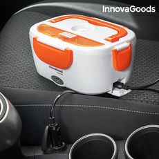 Gamelle Électrique pour Voitures InnovaGoods 40W 12 V Blanche Orange au meilleur prix au Maroc