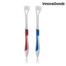 Brosse à Dents 4D InnovaGoods (Pack de 2) au meilleur prix au Maroc