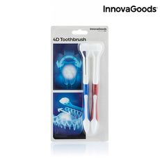 Brosse à Dents 4D InnovaGoods (Pack de 2) au meilleur prix au Maroc