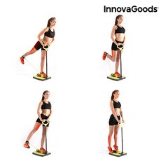 Plateforme de Fitness pour Fessiers et Jambes avec Guide d'Exercices InnovaGoods au meilleur prix au Maroc