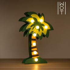 Palmier Décoratif en Bois Wagon Trend (8 LED) au meilleur prix au Maroc