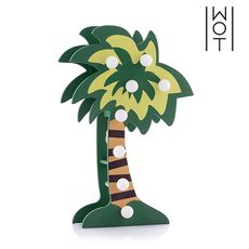 Palmier Décoratif en Bois Wagon Trend (8 LED) au meilleur prix au Maroc