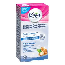 Bandes de Cire Dépilatoire Veet Easy Gelwax (Pack de 40) au meilleur prix au Maroc