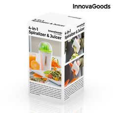 Coupe-Légumes et Presse-Agrumes 4 en 1 avec Livre de Recette InnovaGoods au meilleur prix au Maroc