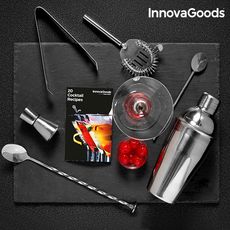 Ensemble à Cocktail avec Livre de Recettes InnovaGoods (6 Pièces) au meilleur prix au Maroc