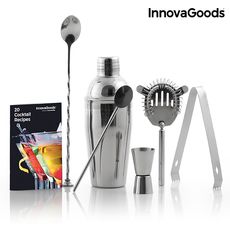 Ensemble à Cocktail avec Livre de Recettes InnovaGoods (6 Pièces) au meilleur prix au Maroc