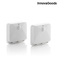 LED avec Capteur de Mouvement InnovaGoods (Pack de 2) au meilleur prix au Maroc