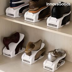 Organisateur de Chaussures Réglable Shoe Rack InnovaGoods (6 Paires) au meilleur prix au Maroc