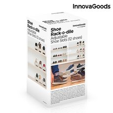 Organisateur de Chaussures Réglable Shoe Rack InnovaGoods (6 Paires) au meilleur prix au Maroc