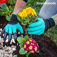 Gants de Jardinage avec Griffes pour Creuser InnovaGoods au meilleur prix au Maroc