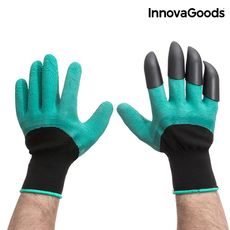 Gants de Jardinage avec Griffes pour Creuser InnovaGoods au meilleur prix au Maroc