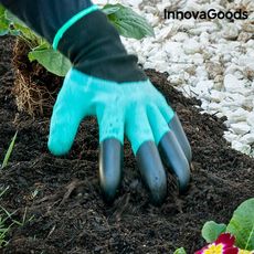 Gants de Jardinage avec Griffes pour Creuser InnovaGoods au meilleur prix au Maroc
