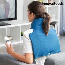 Coussin Électrique pour le Cou et les Épaules InnovaGoods 40 x 40 cm 60W Bleu au meilleur prix au Maroc