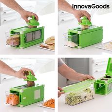Coupe et Râpe Légumes 8 en 1 avec Livre de Recettes InnovaGoods au meilleur prix au Maroc