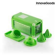 Coupe et Râpe Légumes 8 en 1 avec Livre de Recettes InnovaGoods au meilleur prix au Maroc