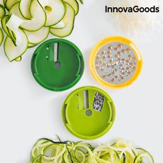 Râpe et Coupe-Légumes en Spirale avec Livre de Recettes InnovGoods au meilleur prix au Maroc