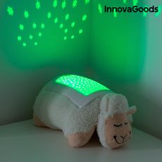 Peluche Projecteur LED d'Étoiles Mouton InnovaGoods au meilleur prix au Maroc