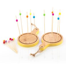 Set de Bambou pour Apéritif Mini Planches TakeTokio (16 Pièces) au meilleur prix au Maroc