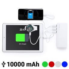 Power Bank avec Triple USB 10000 mAh 145779 au meilleur prix au Maroc