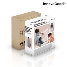 Coussin Électrique pour le Cou, les Épaules et le Dos InnovaGoods 60 x 90 cm 100W Gris au meilleur prix au Maroc