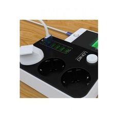 Multiprise - 3 Prise de courant 6 Port USB au meilleur prix au Maroc