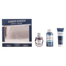 Set de Parfum Homme Enrique Iglesias Deeply Yours Man Singers 92535 (3 pcs) au meilleur prix au Maroc