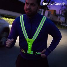 Harnais Réfléchissant avec LED pour Sportifs InnovaGoods au meilleur prix au Maroc