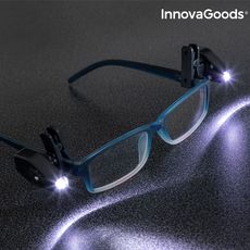 Clip LED pour Lunettes 360° InnovaGoods (Pack de 2) au meilleur prix au Maroc