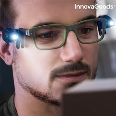 Clip LED pour Lunettes 360° InnovaGoods (Pack de 2) au meilleur prix au Maroc