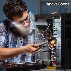 Clip LED pour Lunettes 360° InnovaGoods (Pack de 2) au meilleur prix au Maroc