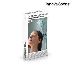 Douche LED avec Capteur et Indicateur de Température InnovaGoods au meilleur prix au Maroc