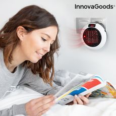 Radiateur Céramique pour prise avec Télécommande InnovaGoods 600W au meilleur prix au Maroc