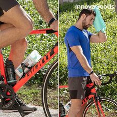 Serviette de Sport de Refroidissement Instantané Effet Glace InnovaGoods au meilleur prix au Maroc