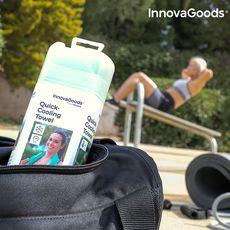 Serviette de Sport de Refroidissement Instantané Effet Glace InnovaGoods au meilleur prix au Maroc