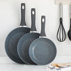 Set de Poêles Style Granit (3 Pièces) au meilleur prix au Maroc