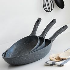 Set de Poêles Style Granit (3 Pièces) au meilleur prix au Maroc