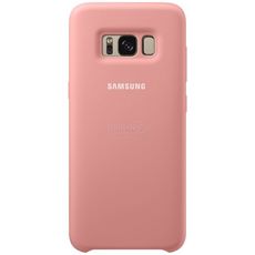 Coque en silicone pour les smartphones Galaxy S8 - Rose au meilleur prix au Maroc