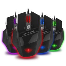 Souris Gamer Pro-M8 Light Edition - rétro-éclairage 4 couleurs et une résolution maximale 3500 dpi au meilleur prix au Maroc