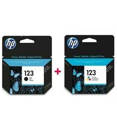 Cartouche 123 Noir + 123 tri-couleur - Produits Authentiques au meilleur prix au Maroc