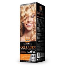 Coloration Cheveux  Pro Collagen  Blond Doré Claire Réf 8.3 au meilleur prix au Maroc