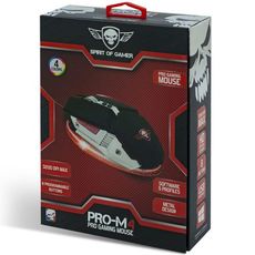 Souris Gaming filaire 8 boutons 3200Dpi Rétro-éclairage 4 couleurs - PRO-M4 au meilleur prix au Maroc