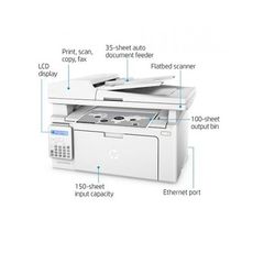 M130fn Imprimante LaserJet Pro Multifonction laser 4En1 (Impression,Copie,Scan et Fax) - Connectivité rapide (USB et Fast Ethernet) (G3Q59A) au meilleur prix au Maroc