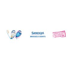 SANOGYL BROSSE À DENTS SOIN GENCIVES EXTRA SOUPLE ROSE, BLEU, VERT au meilleur prix au Maroc