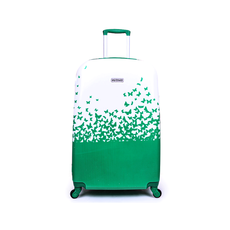Valise POLYCARBONATE Roue Double Moyenne - Vert au meilleur prix au Maroc