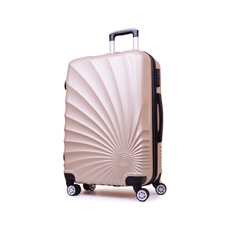 Valise Coquillage Roue Double Cabine - Doré au meilleur prix au Maroc