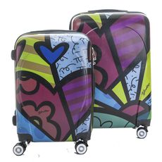 Set 2 Valises POLYCARBONATE Roue Double Cabine et Moyenne 4R au meilleur prix au Maroc